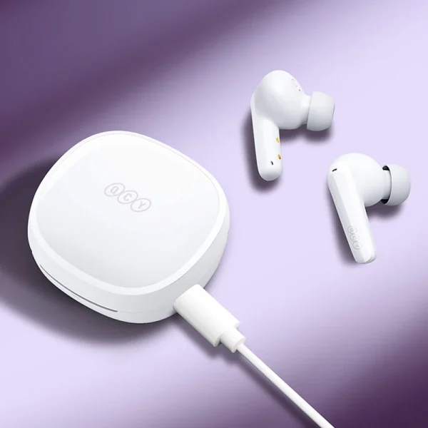 هدفون بلوتوثی QCY مدل T13 X سفید (گارانتی تعویض یکساله شرکتی) - Image 9