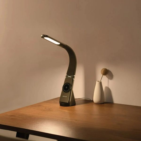 شارژر وایرلس و چراغ مطالعه گرین لاین مدل GNMAGLEDLMBK - Image 5