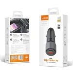 شارژر فندکی الدینیو مدل C510Q به همراه کابل تبدیل usb-C - Image 2