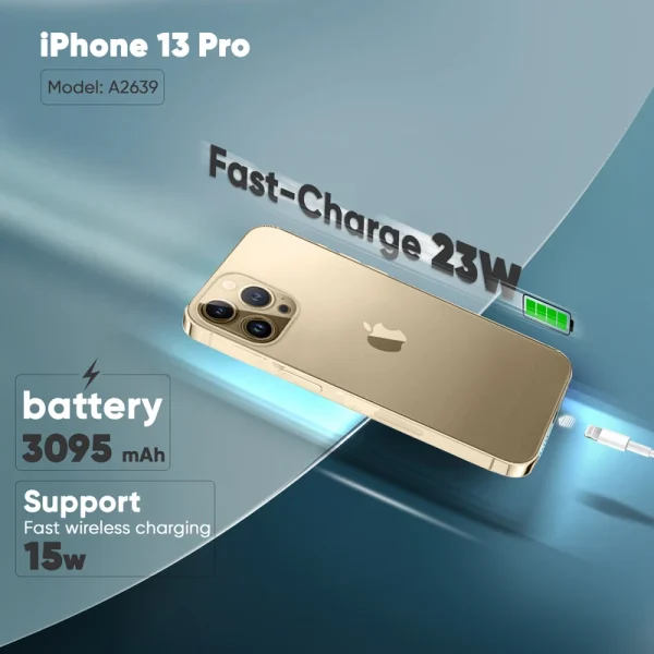 گوشی اپل مدل iPhone 13 Pro حافظه 256 گیگ CH آبی (کار کرده) - Image 16