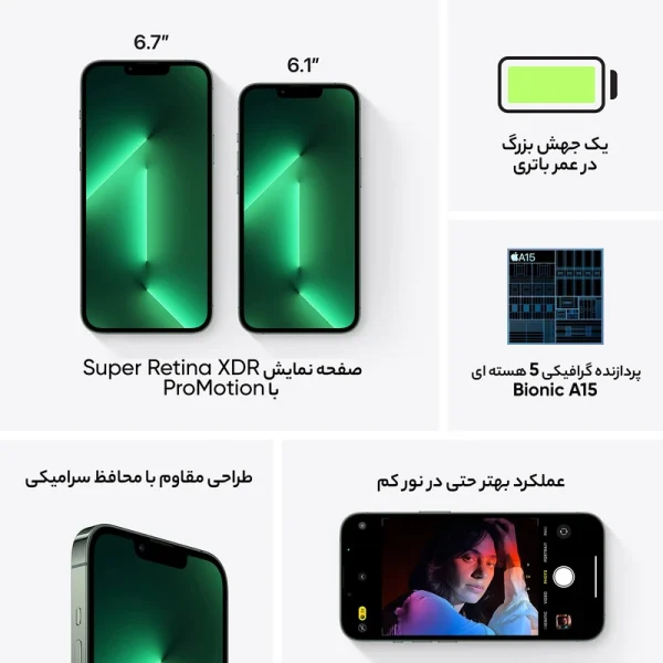گوشی اپل مدل iPhone 13 Pro Max حافظه 512 گیگ رم 6 گیگ - Image 14