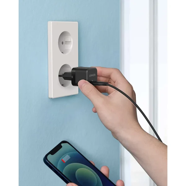 شارژر دیواری PD و فست تک پورت ANKER مدل A2149L23 20W - Image 9