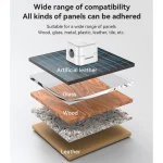نگه دارنده کابل یسیدو مدل C216 مشکی بسته 4 عددی - Image 9