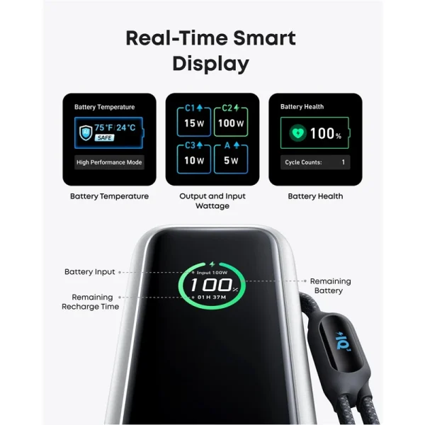 پاوربانک انکر مدل A1695 ظرفیت 25000 میلی آمپر ساعت - Image 7