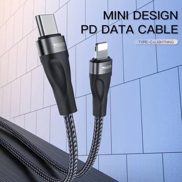 کابل شارژ پاوربانک PD و فست yesido Type-C To Lightning مدل CA82 - Image 8
