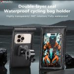 هولدر گوشی موبایل ضدآب Yesido مخصوص دوچرخه مدل C333 - مشکی - Image 3