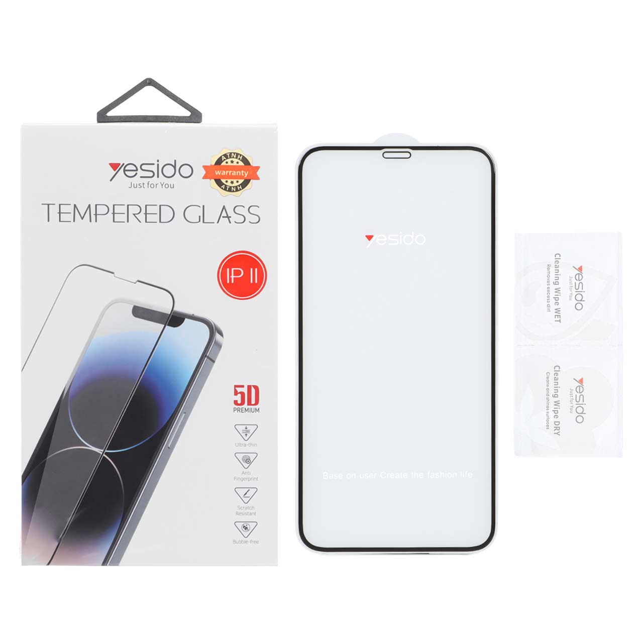 محافظ صفحه اورجینال Privacy Glass Yesido مدل iPhone 11-iPhone XR محافظ صفحه اورجینال Privacy Glass Yesido مدل iPhone 11 / iPhone XR (پک دار) - Image 1