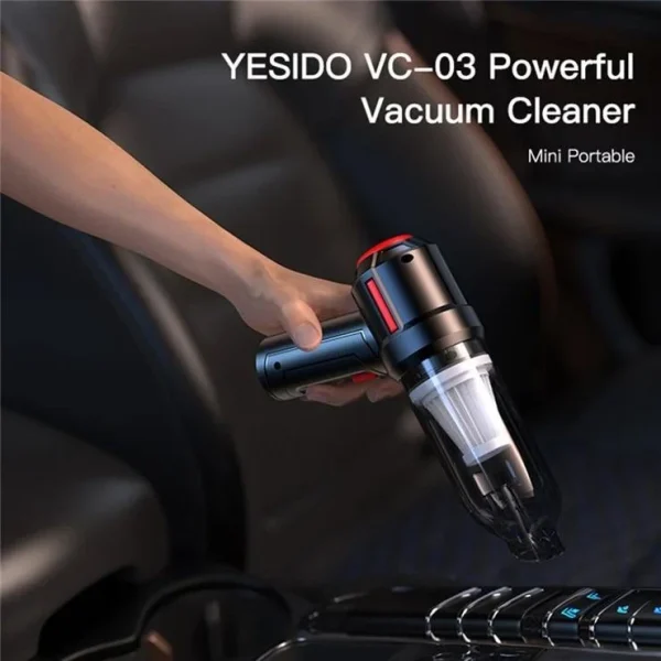مینی جارو شارژی Yesido مدل GRM - VC03 (پک ضعیف) - Image 6