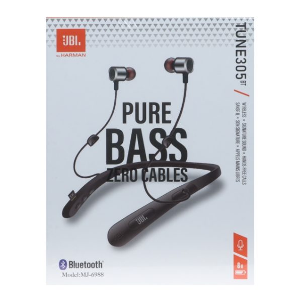 هندزفری گردنی JBL مدل TUNE 305 BT - مشکی - NIK - Image 3