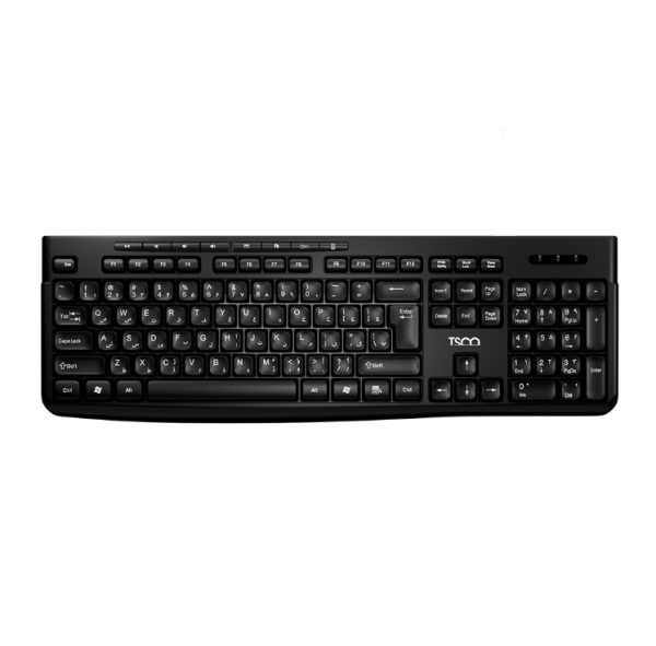 کیبورد و ماوس بی سیم TSCO مدل TKM 7027W - مشکی - Image 4