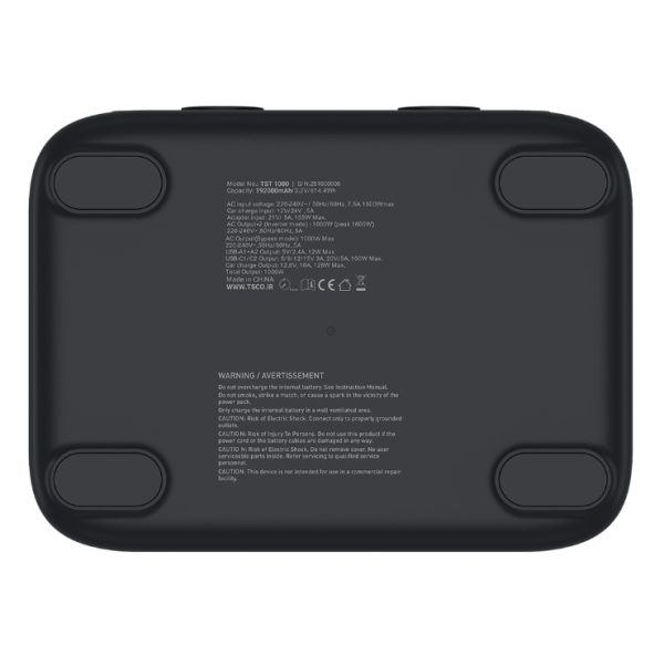 پاور استیشن TSCO 192000mAh مدل TST 1000 - مشکی - Image 5