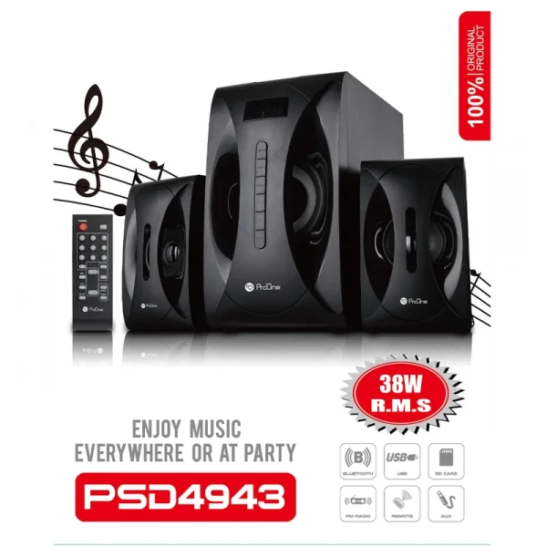 اسپیکر دسکتاپ ProOne مدل PSD4943 - Image 9