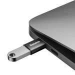 تبدیل Type-C To USB3.1 بیسوس مدل Ingenuity Series مشکی - Image 4