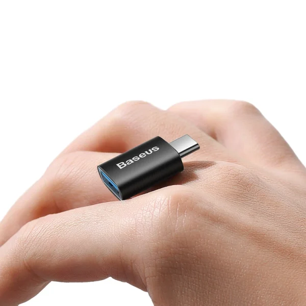تبدیل Type-C To USB3.1 بیسوس مدل Ingenuity Series مشکی - Image 8