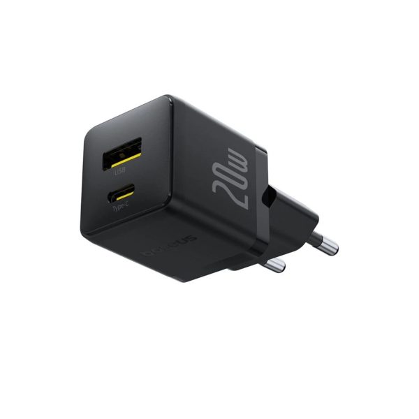شارژ دیواری فست و PD بیسوس مدل Palm مشکی - Image 2