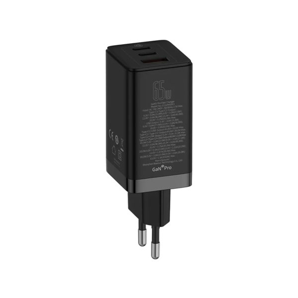 شارژر دیواری باسئوس مدل Gan Pro CCGAN65E5 - Image 4