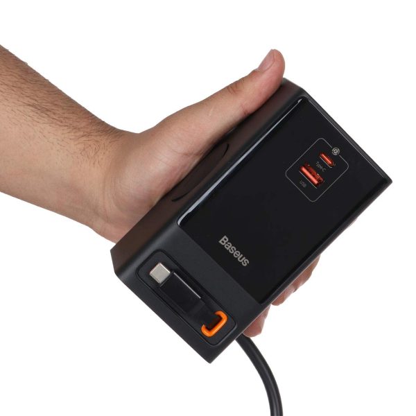 شارژر رومیزی بیسوس مدل PowerCombo Tower PowerStrip - Image 7