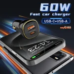 شارژر فندکی 60 وات الدینیو مدل C103 به همراه کابل USB-C - Image 11