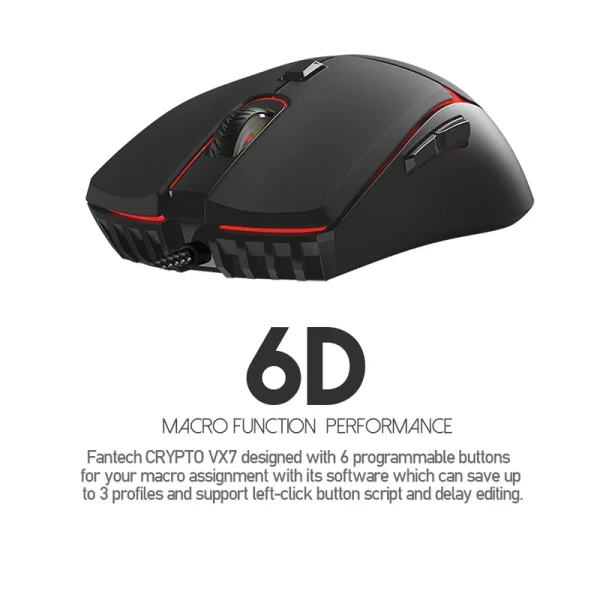 ماوس مخصوص بازی فنتک مدل VX7 CRYPTO - Image 2
