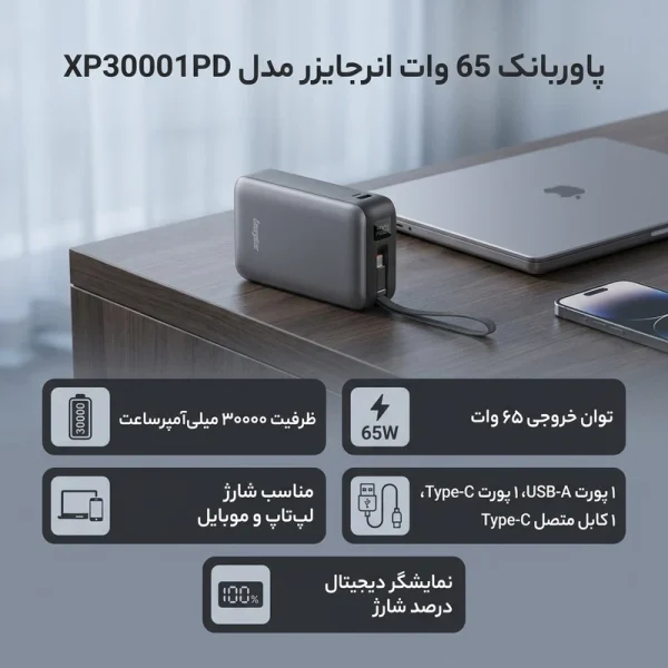 پاوربانک انرجایزر مدل XP30001PD - Image 7