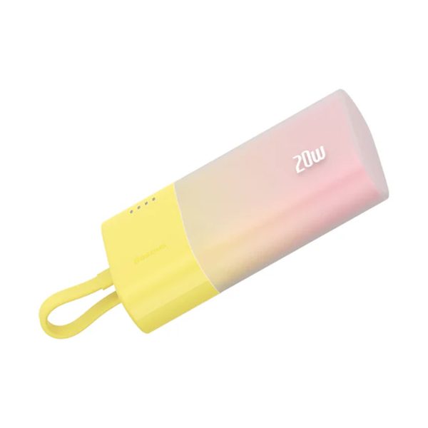 پاوربانک بیسوس مدل PPKDC05I زرد - Image 5