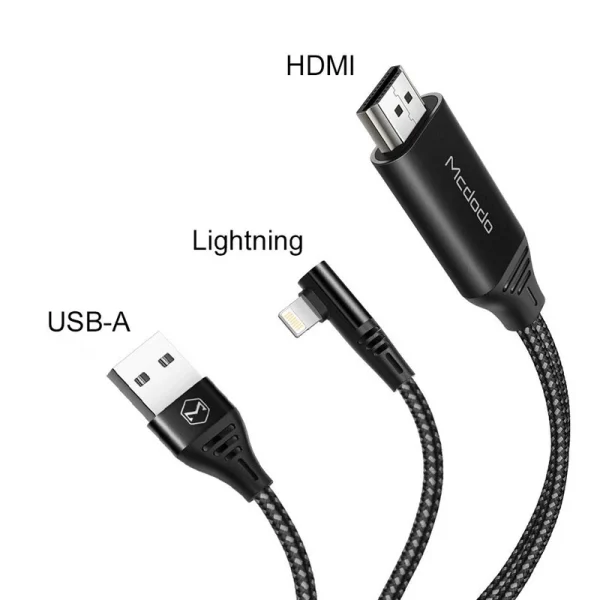 کابل تبدیل لایتنینگ به HDMI مک دودو مدل CA-6400 - Image 3