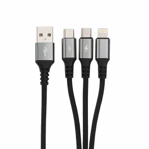 کابل شارژ فست TRANYOO 3 in 1 مدل T-XS6