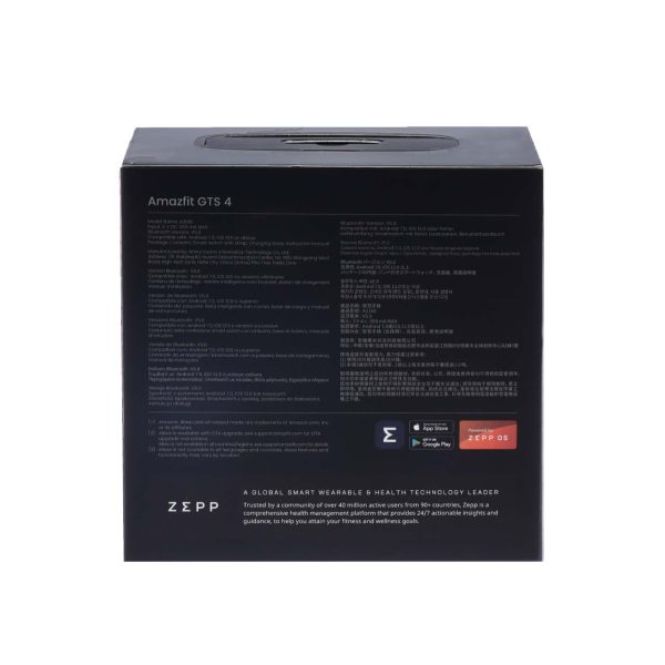 ساعت هوشمند AmazFit GTS 4 مدل A2168 رزگلد (گارانتی 6 ماهه شرکتی) - Image 5