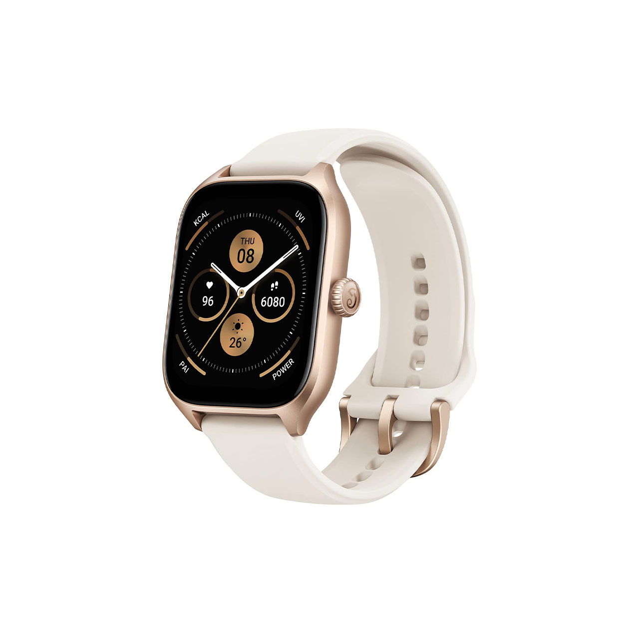 ساعت هوشمند AmazFit GTS 4 مدل A2168 رزگلد ساعت هوشمند AmazFit GTS 4 مدل A2168 سفید (گارانتی 6 ماهه شرکتی) - Image 1