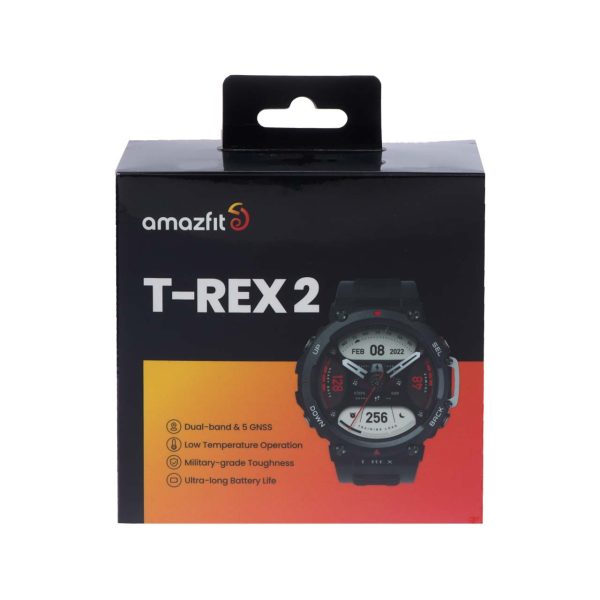 ساعت هوشمند مدل AmazFit T-rex2 مدل A2170 خاکستری تیره - Image 3