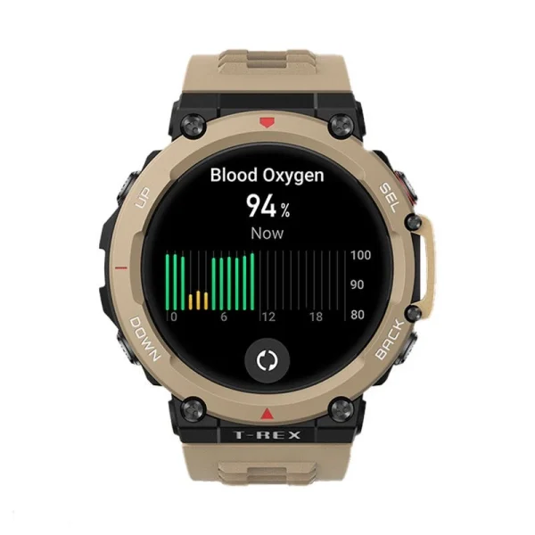 ساعت هوشمند مدل AmazFit T-rex2 مدل A2170 خاکی - Image 2