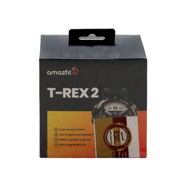 ساعت هوشمند مدل AmazFit T-rex2 مدل A2170 مشکی طلایی - Image 2