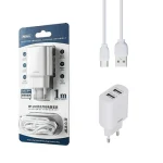 شارژ دیواری ریمکس مدل RP-U35 به همراه کابل تبدیل USB-C - Image 4