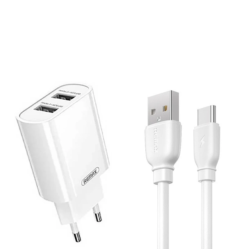 شارژ دیواری ریمکس مدل RP-U35 به همراه کابل تبدیل USB-C شارژ دیواری ریمکس مدل RP-U35 به همراه کابل تبدیل USB-C - Image 1