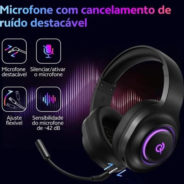 هدفون با سیم گیمینگ مدل QCY V200 - Image 8