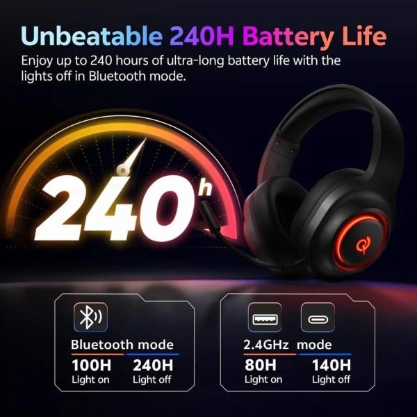 هدفون با سیم گیمینگ مدل QCY V200 - Image 7