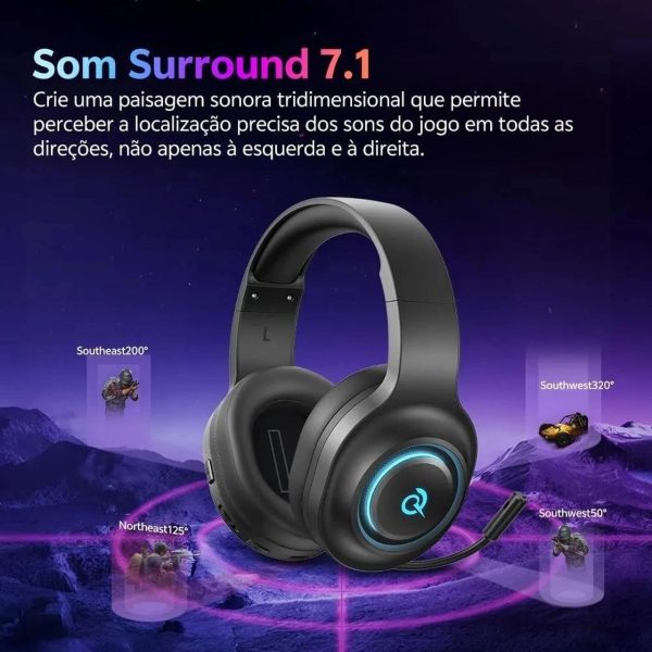هدفون با سیم گیمینگ مدل QCY V200 - Image 6