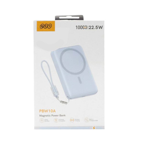 پاوربانک فست QCY مدل PBW10A آبی - Image 2