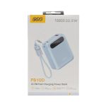 پاوربانک فست شارژ QCY مدل PB10D آبی - Image 5