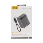 پاوربانک فست شارژ QCY مدل PB10D خاکستری - Image 4